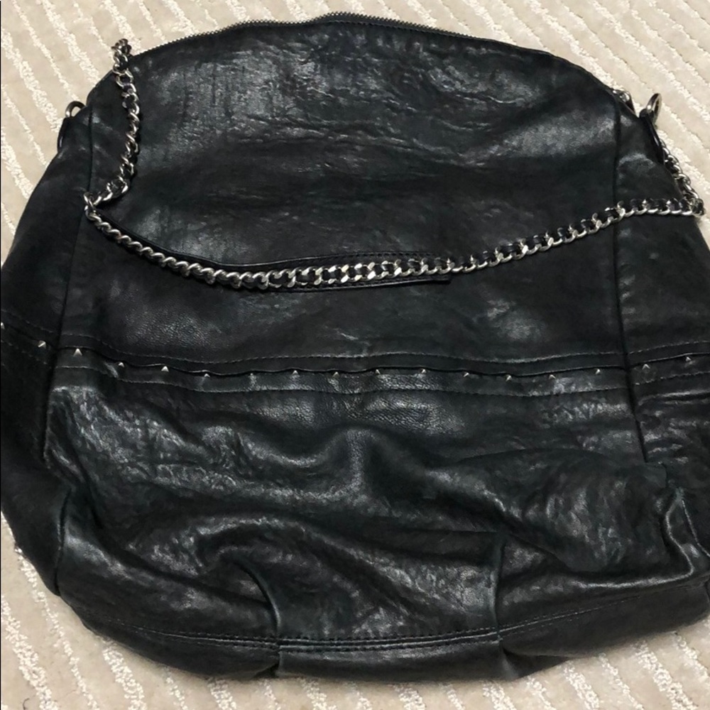 Black leather Botkier bag